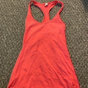 Lululemon bright orange tank. Size 8.